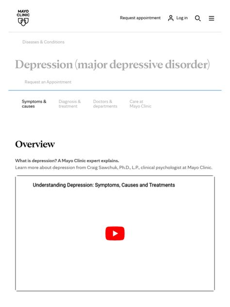 depression symptoms mayo clinic|Depression (major depressive disorder) .